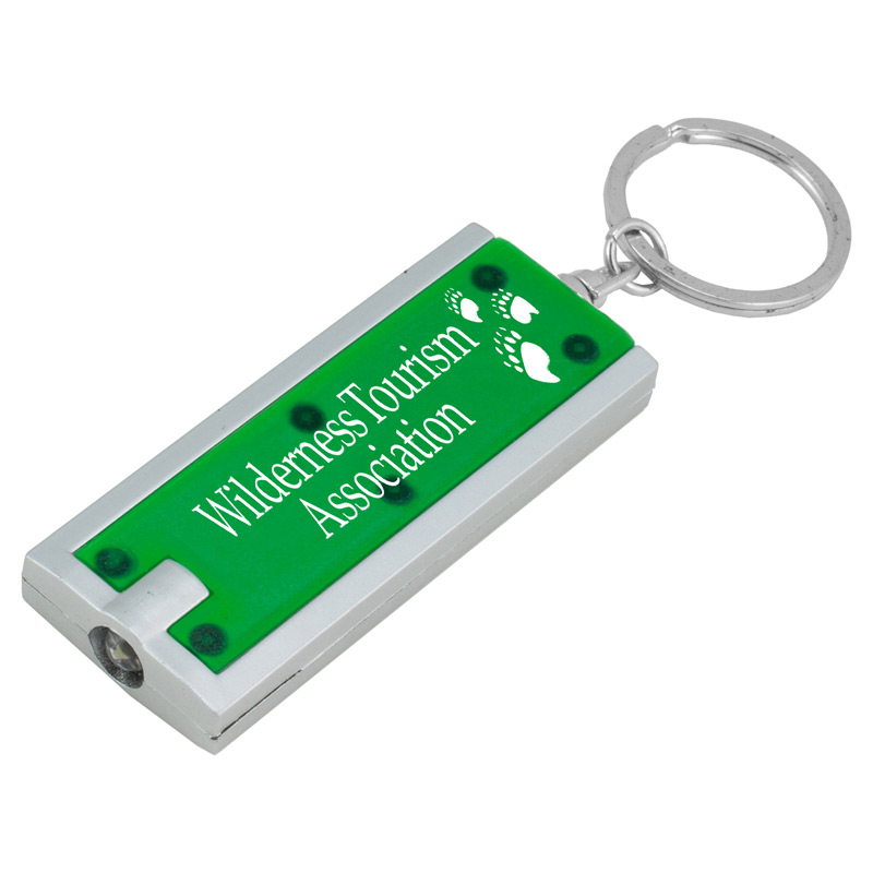 PhotoImage &reg; Full Color Imprint Slim Keyholder Keylight with Bright White LED Light