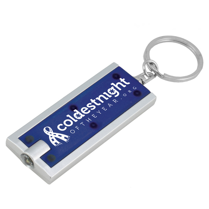 PhotoImage &reg; Full Color Imprint Slim Keyholder Keylight with Bright White LED Light