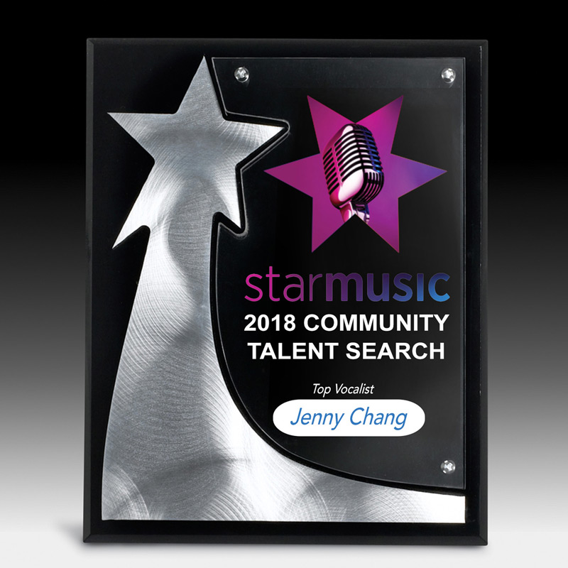 The Rising Star Plaque (Full Color)