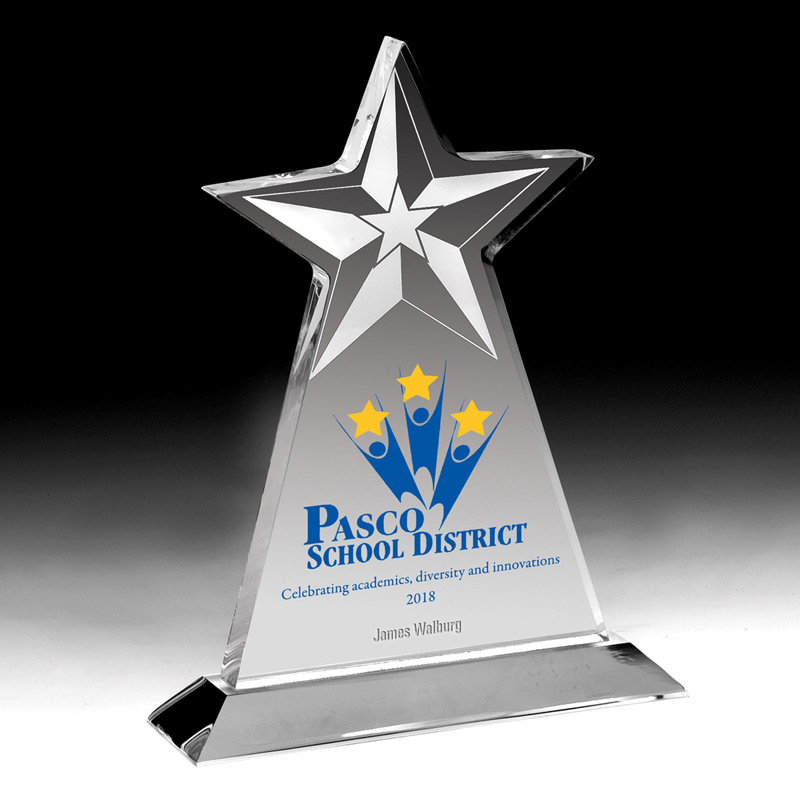 Vertical Star Award (Laser)