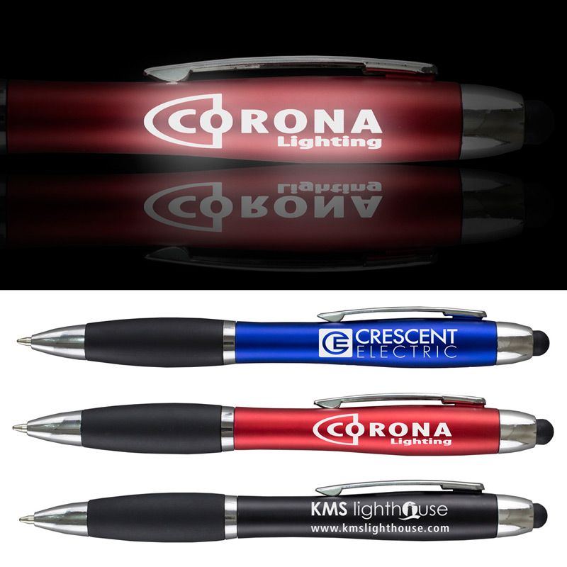 "The Corona" Laser Light Up Stylus Pen