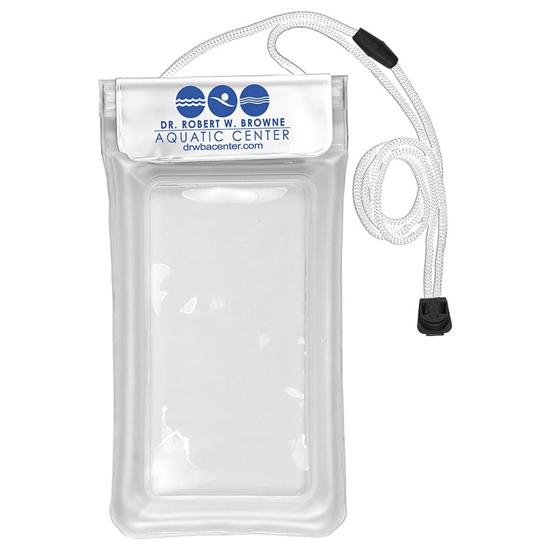 "Yuba" Clear Touch Through Floating Water Resistant Cell Phone and Accessories Pouch