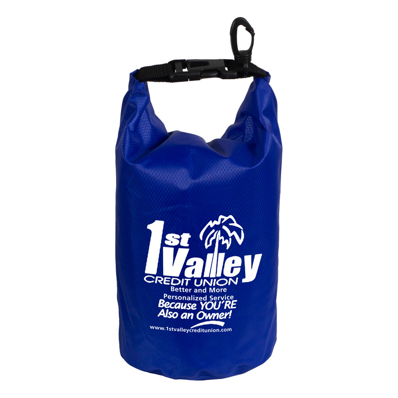 "The Navagio" 2.5 Liter Water Resistant Dry Bag With Clear Pocket Window