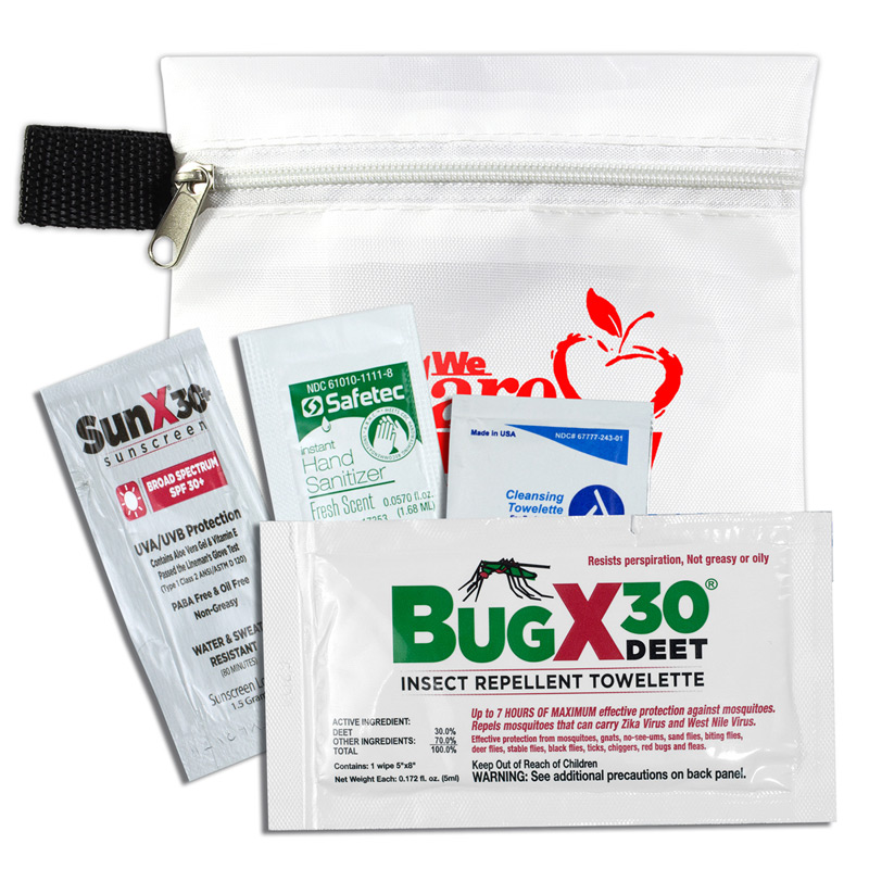 Stay Safe Kit' 4 Piece Insect Repellent Kit in Zipper Pouch