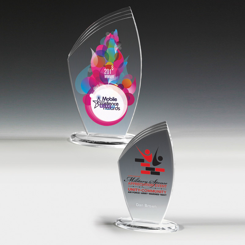 Allure Acrylic Award - 8" (Laser)
