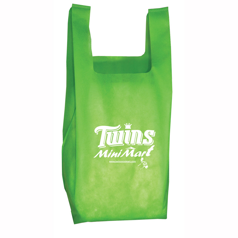 12" W x 22-1/2" - Everyday Lightweight T-Shirt Style Grocery Shopping Tote Bag