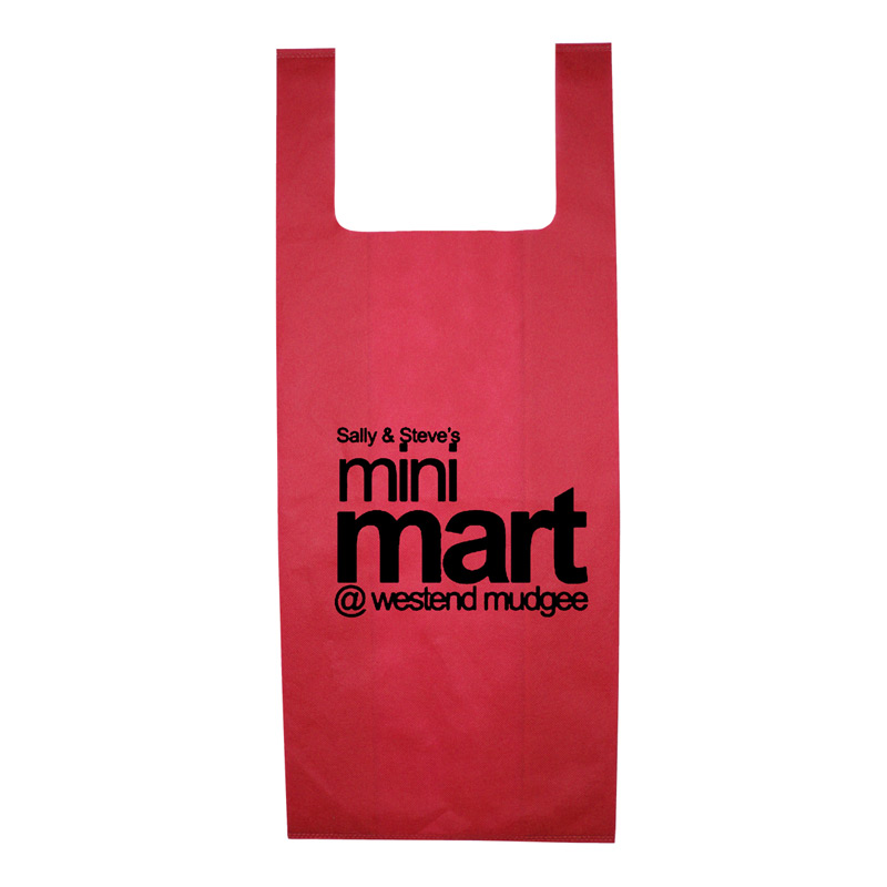 12" W x 22-1/2" - Everyday Lightweight T-Shirt Style Grocery Shopping Tote Bag