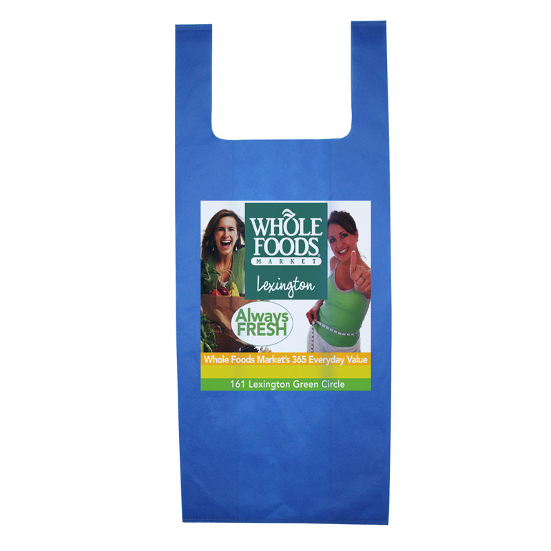 12" W x 22-1/2" - Everyday Lightweight T-Shirt Style Grocery Shopping Tote Bag