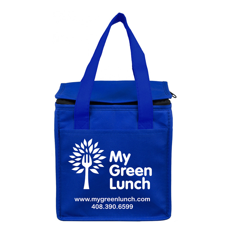 8" W x 8-1/2" H - "Super Frosty" Insulated Cooler Lunch Tote Bag