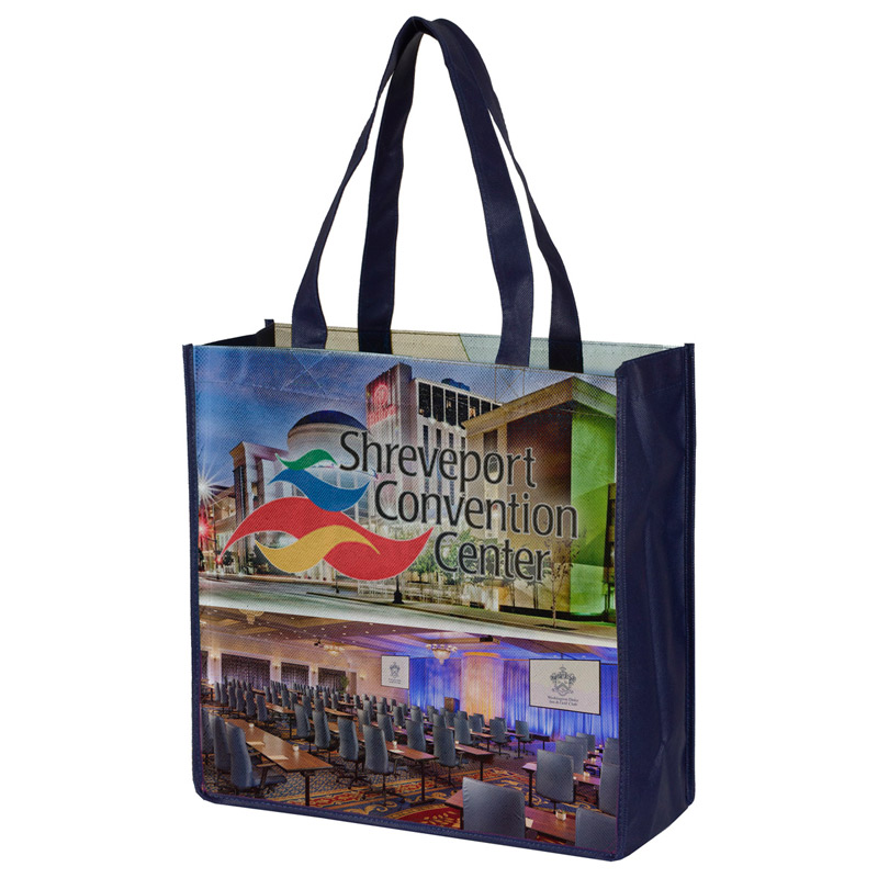 13" x 13 Full Color Sublimation Grocery Shopping Tote Bags