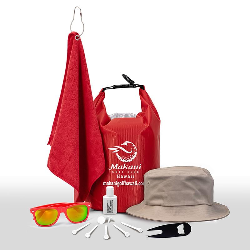 "FAIRWAY 14" 14 Piece Golf Kit in Deluxe Dry Bag