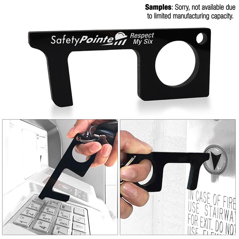 Touchless Black Acrylic Sanitary Key