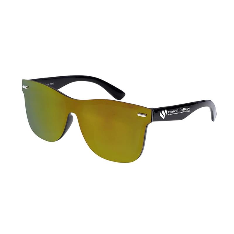 "DEL MAR TIDE" Rimless Reflective Sunglasses