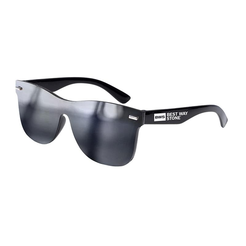 "DEL MAR TIDE" Rimless Reflective Sunglasses