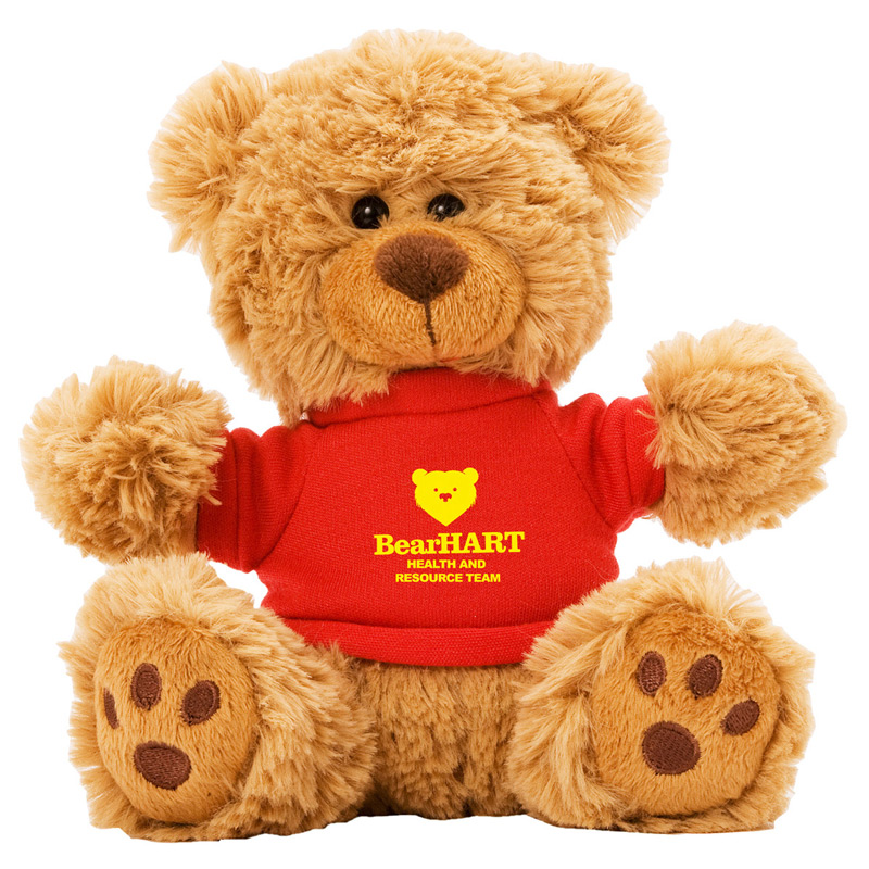 "˜Ted T. Bear' 6" Plush Teddy Bear With Choice of T-Shirt Color