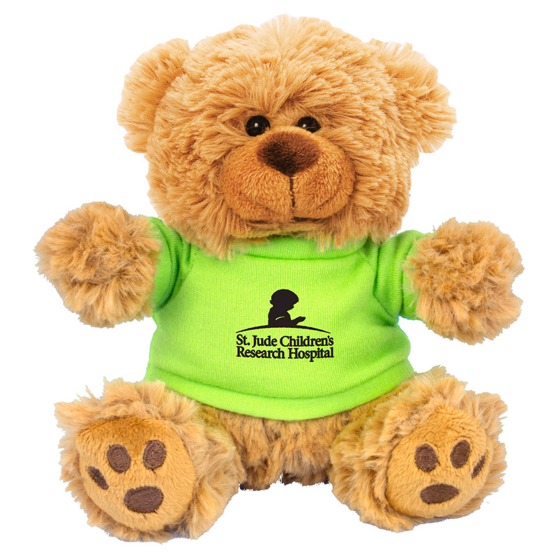 "˜Ted T. Bear' 6" Plush Teddy Bear With Choice of T-Shirt Color