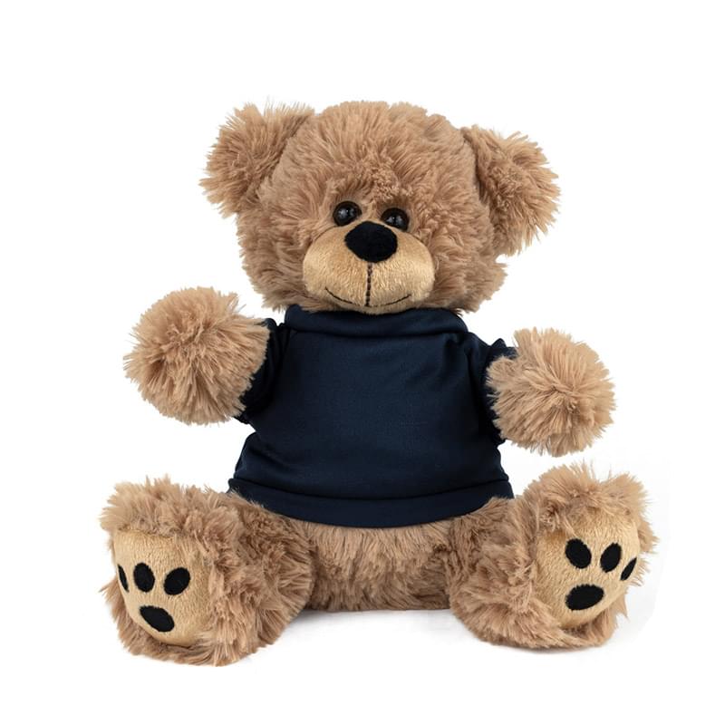 "FRED E. BEAR" LARGE 8" Plush Teddy Bear With Choice of T-Shirt Color