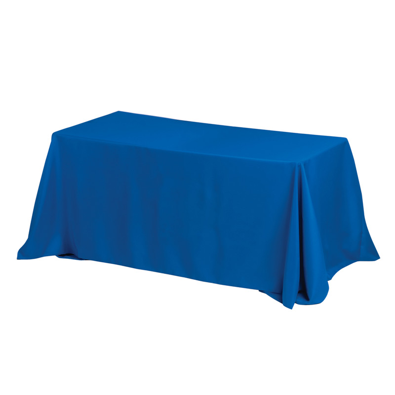 8' 4-Sided Throw Style Table Covers & Table Throws (Spot Color Print)