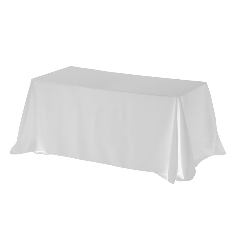 6' 3-Sided Economy Table Covers & Table Throws (Spot Color Print)