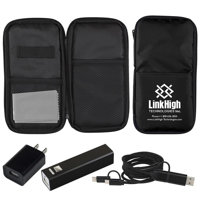 "Los Altos" Cell Phone Charger Travel Kit