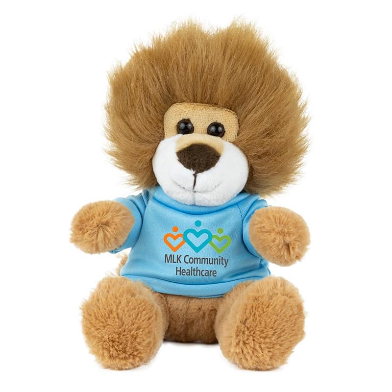 "FLUFFY THE FIERCE" 6" Plush Teddy Lion