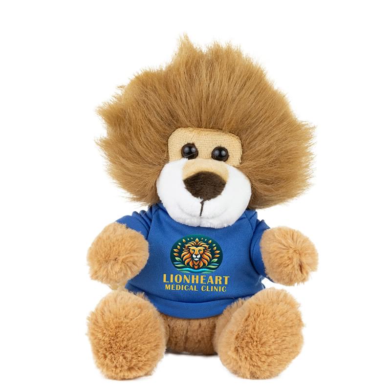 "FLUFFY THE FIERCE" 6" Plush Teddy Lion