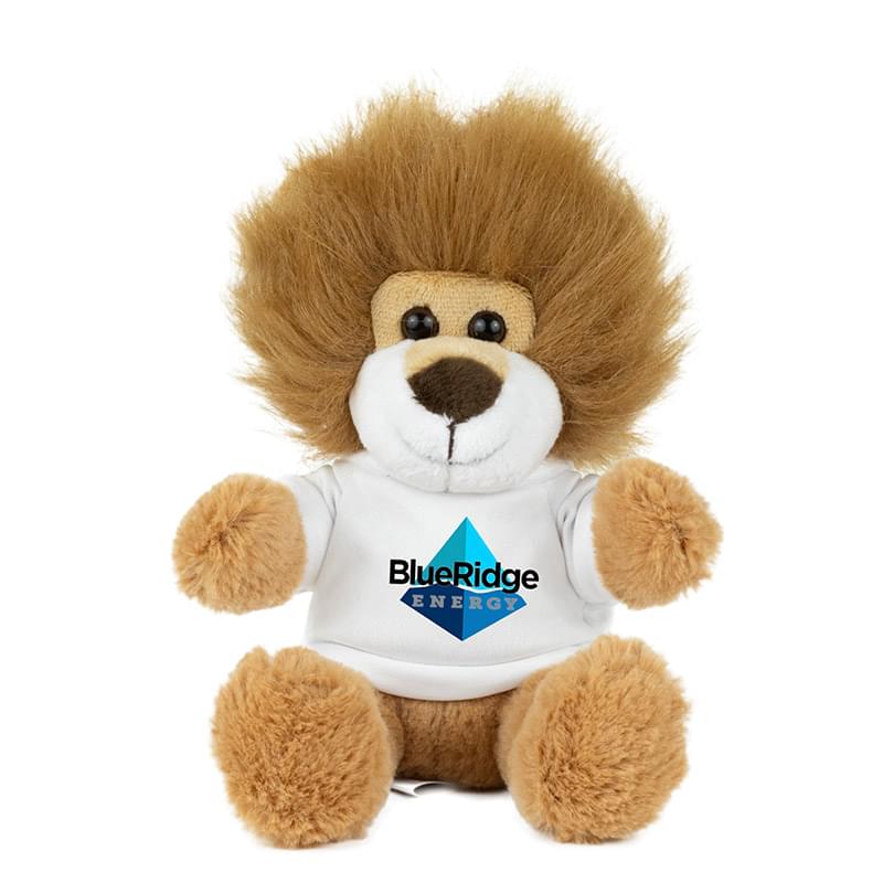 "FLUFFY THE FIERCE" 6" Plush Teddy Lion