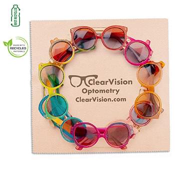 "BALBOA" - 10" x 10" Full Color Sublimation RPET Recycled Microfiber Cleaning Cloth & Screen Cleaner