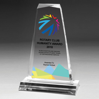 Multi-Faceted Acrylic Award - 8 3/4" (Laser)