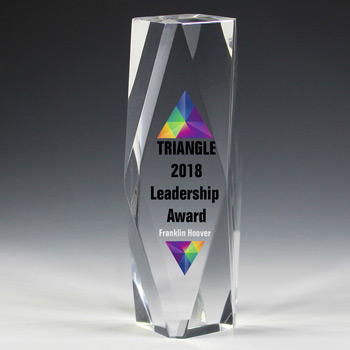 2" Thick Obelisk Acrylic Awards (Full Color)