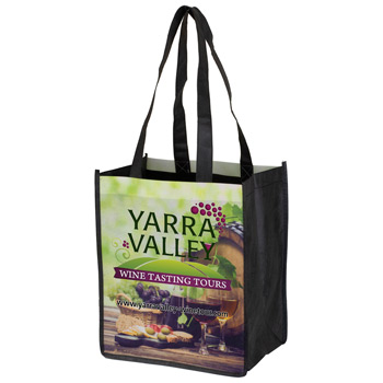8" x 10"  Full Color Sublimation Grocery Shopping Tote Bags