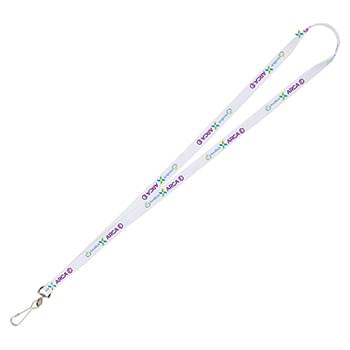 3/8" Super Soft Polyester Multi-Color Sublimation Lanyard (Overseas Production 8-10 Weeks)