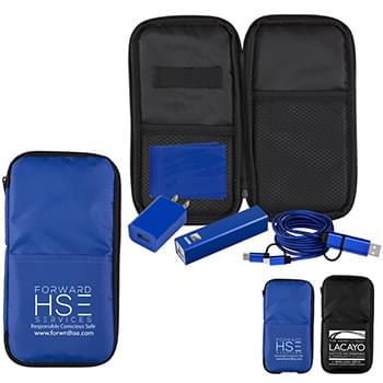"Los Altos" Cell Phone Charger Travel Kit
