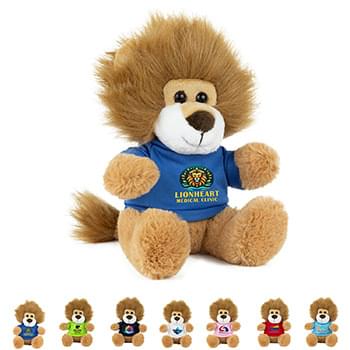 "FLUFFY THE FIERCE" 6" Plush Teddy Lion